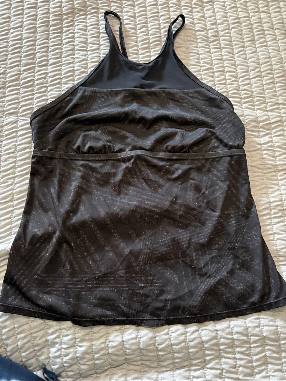 Nike Black Women’s Swim Cami with Built-In Shelf